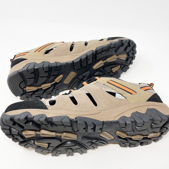 Rockport Faulkner Shandal Hiking Shoes Mens Stone Black Side Cutouts Size 11 NEW - Picture 6 of 6